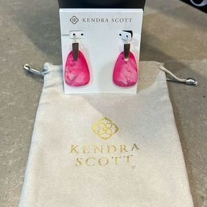 Pink Kendra Scott earrings